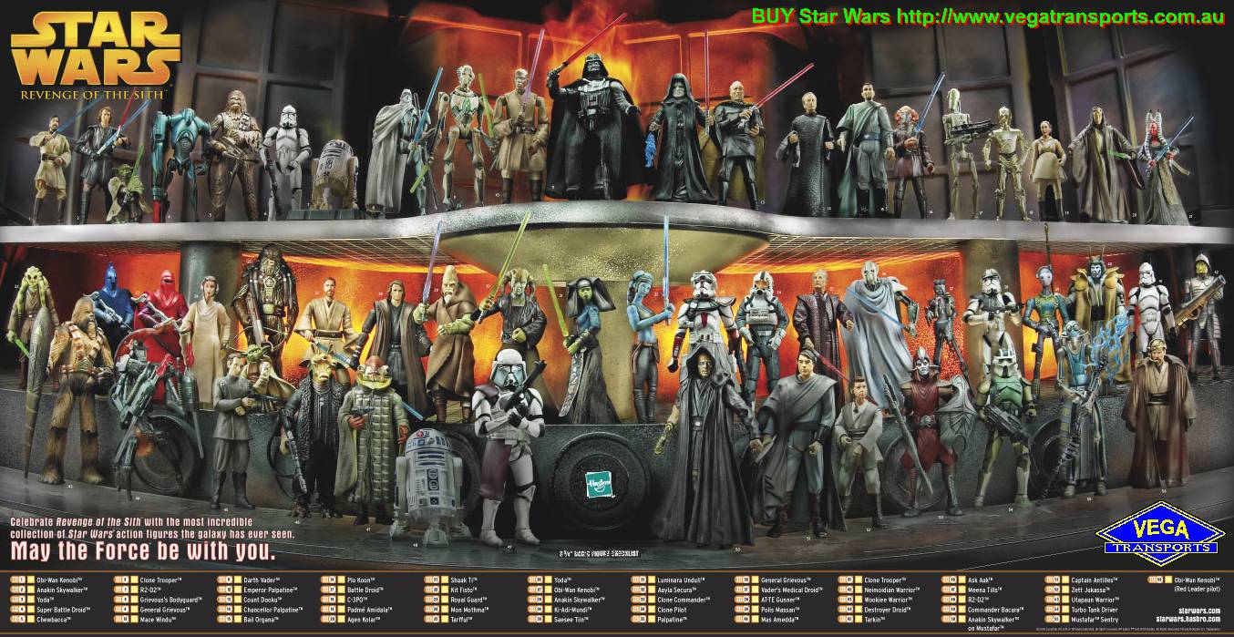 star wars figures list